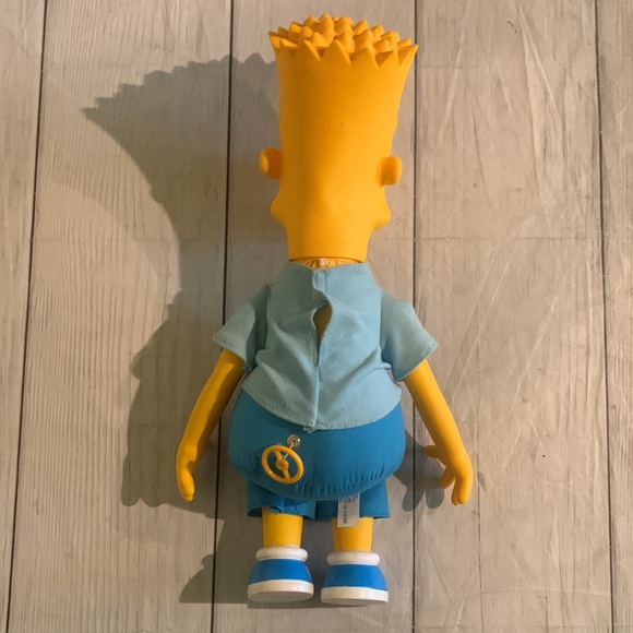 VTG Dan Dee Matt Groening The Simpsons Bart Simpson Talking Pull String Plush - Picture 12 of 12